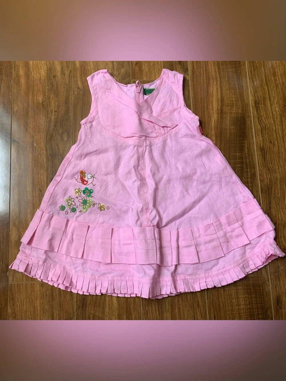 Girls Oilily Linen Dress Size 80 (12-18) Months